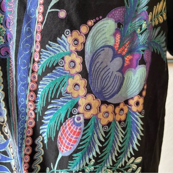 Vintage 1990s Desigual Boho short sleeved blouse size XS - Picture 2 of 10